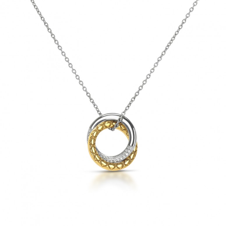 Collar Delightful Circle Bicolor