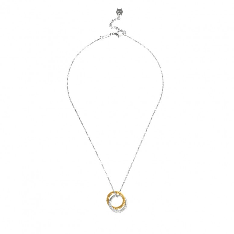Collar Delightful Circle Bicolor