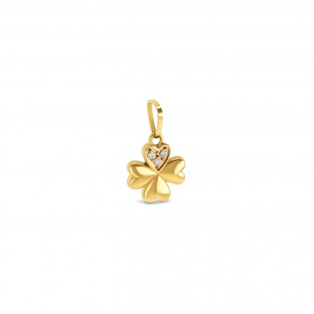 Energy Lucky Crystal Gold Charm