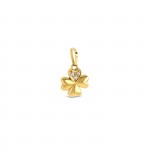 Energy Lucky Crystal Gold Charm