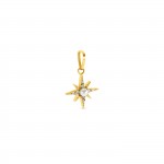 Energy Stellar Pearl Gold Charm