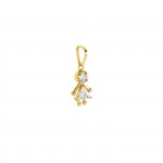 Charm Energy Girl Crystal Gold