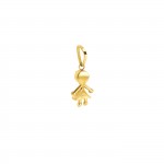 Energy Girl Crystal Gold Charm