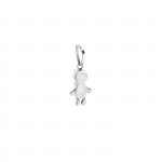 Energy Boy Crystal Silver Charm