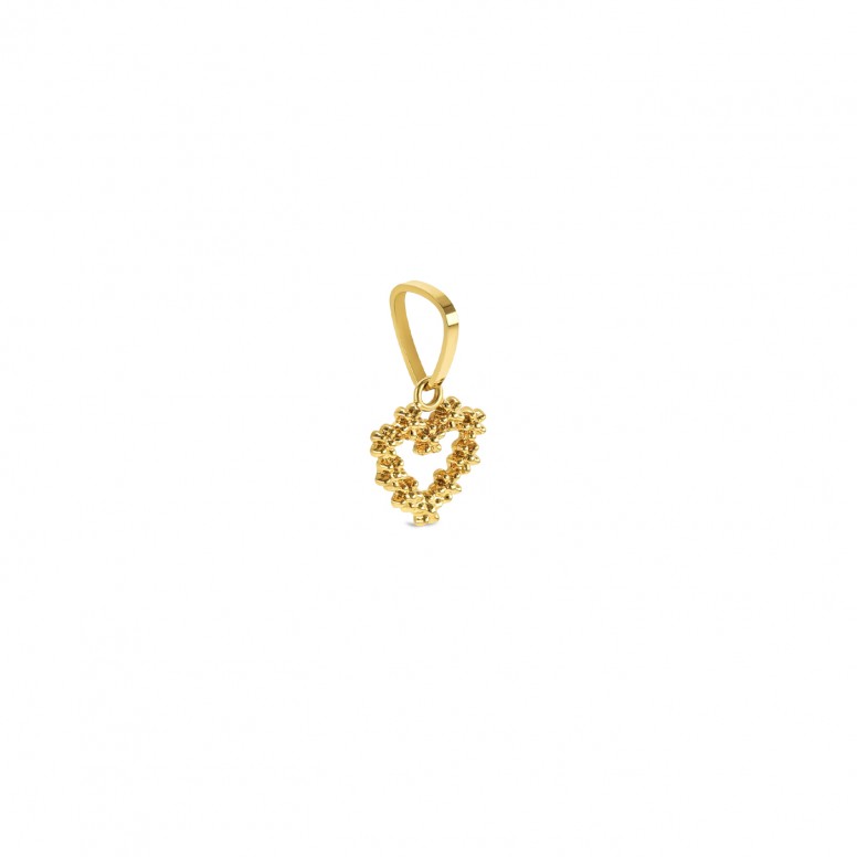 Energy Heartbloom Gold Charm