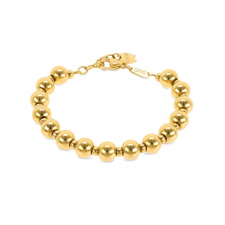 Pulseira Infinity Beads Gold