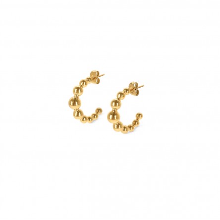 Pendientes Infinity Hoop Gold