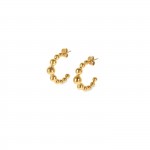 Infinity Hoop Gold Earrings