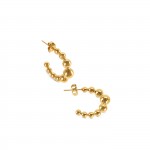 Infinity Hoop Gold Earrings