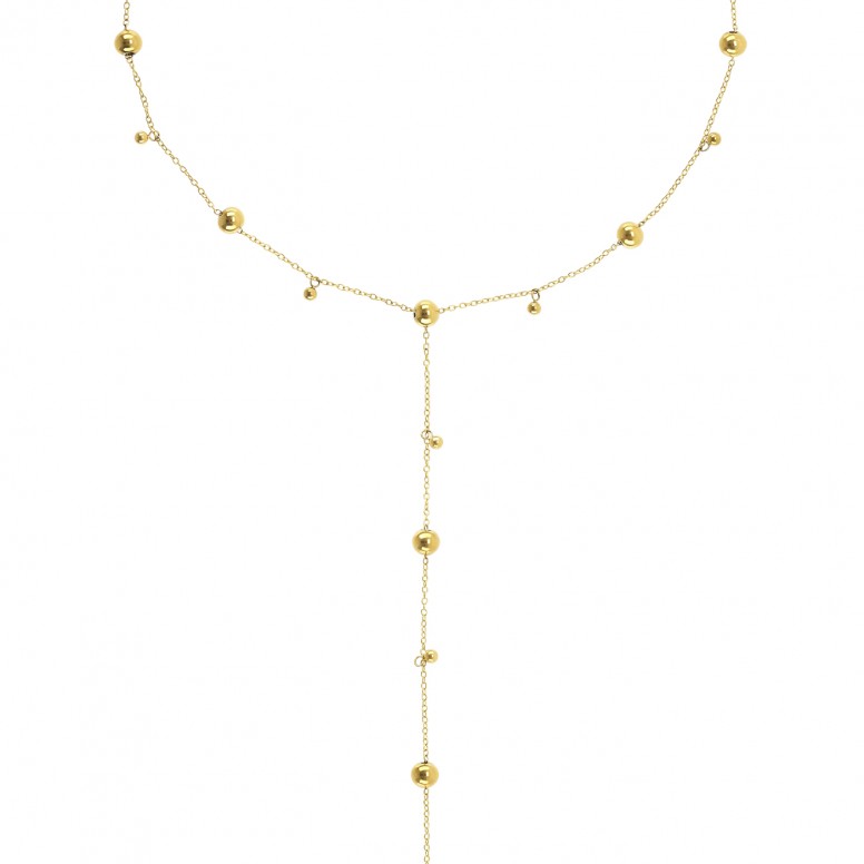 Infinity Endless Gold Necklace