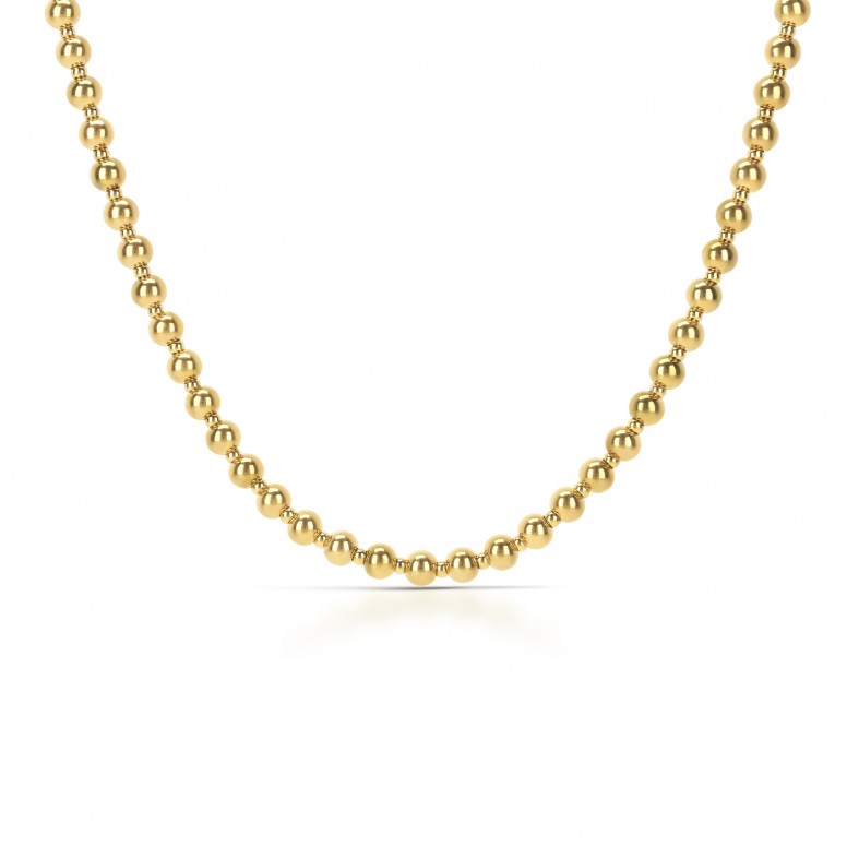 Infinity Beads Gold Necklace