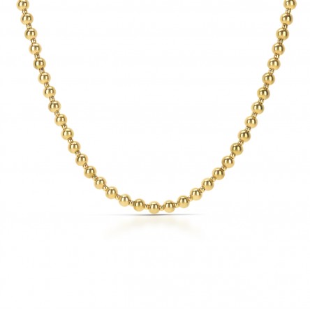 Collar Infinity Beads Gold