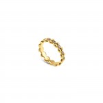 Infinity Crystal Gold Ring