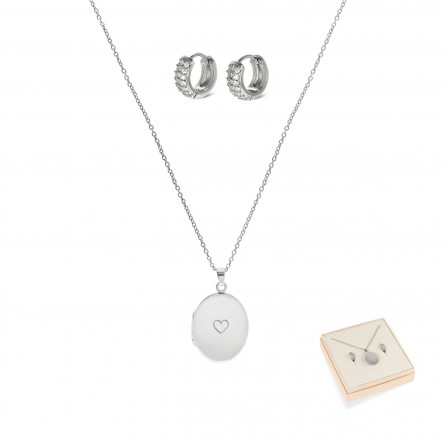 Locket & Memories Earrings Set