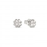 Armonica Silver Clover Earrings