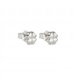 Armonica Silver Clover Earrings