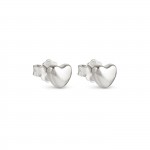 Pendientes Armonica Corazn Plateado