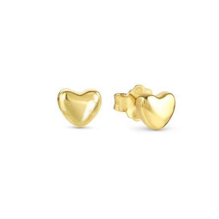 Armonica Gold Heart Earrings