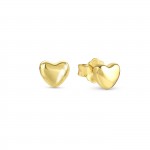 Armonica Gold Heart Earrings