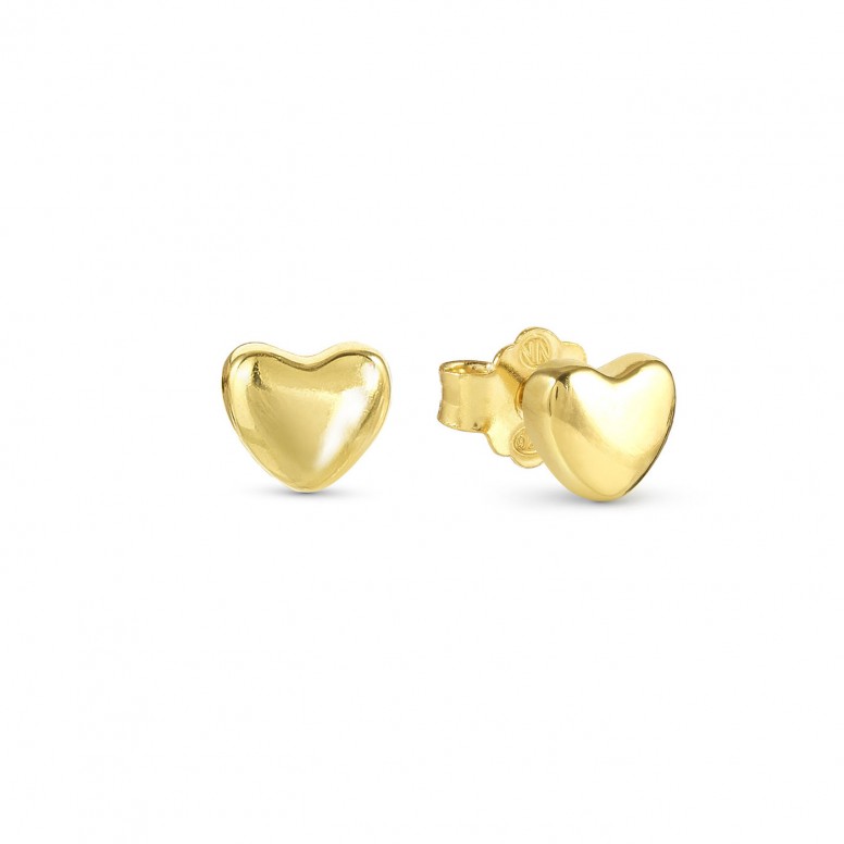 Armonica Gold Heart Earrings