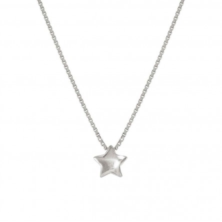 Armonica Silver Star Necklace