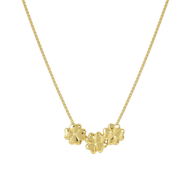 Armonica Gold Clovers Necklace