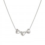 Armonica Silver Hearts Necklace