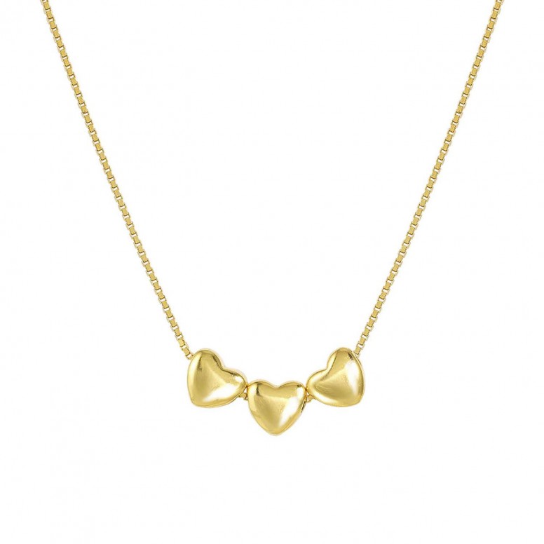 Armonica Gold Hearts Necklace