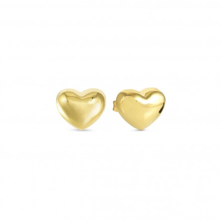 Armonica Gold Heart Earrings