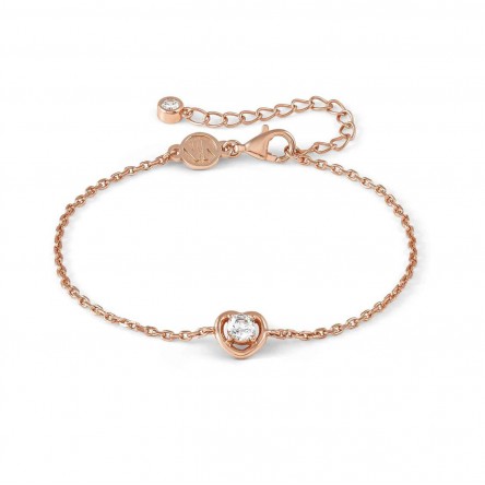 Cosmic Love Rose Gold Heart Bracelet