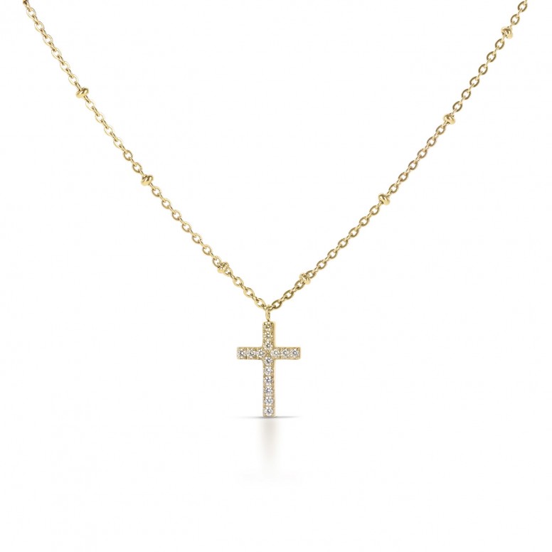 Collar Reflexions Crossed Gold