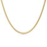 Energy Master Twisted Duo Gold Necklace