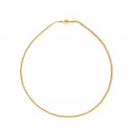 Energy Master Twisted Duo Gold Necklace