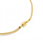 Energy Master Twisted Duo Gold Necklace