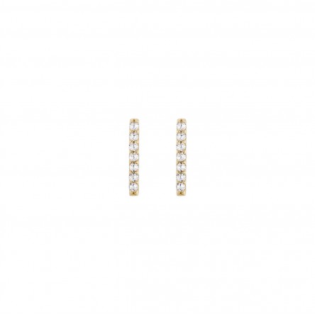 Line Earring 14K Gold