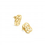 Rose Blossom Gold Earrings