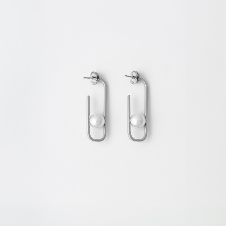 Pendientes Atenea Plateados