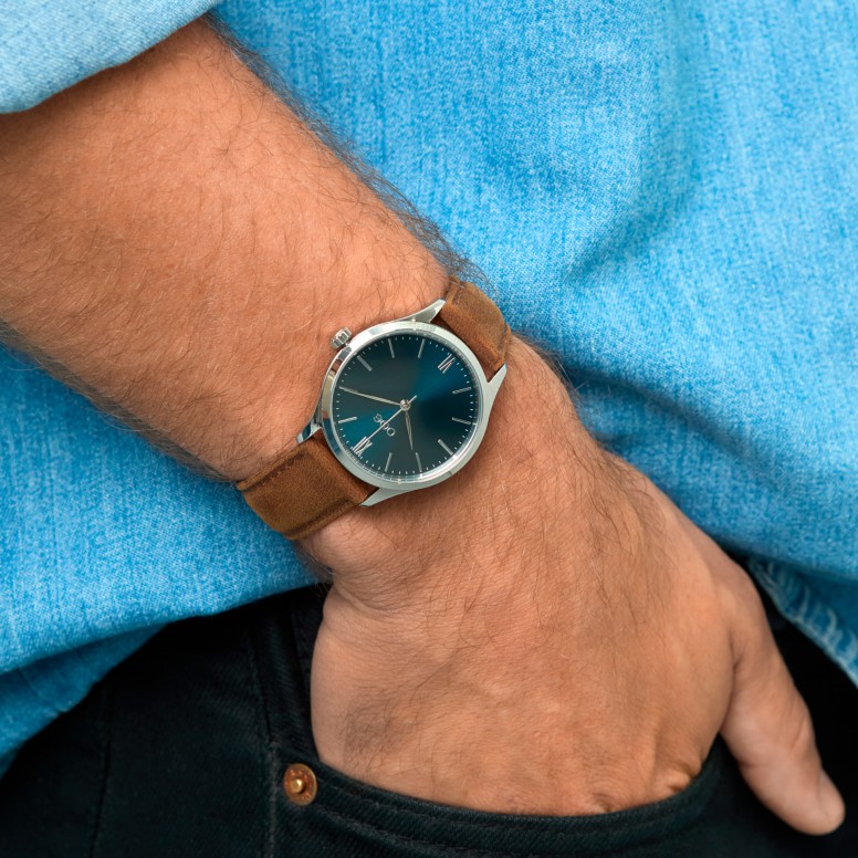 Rel�gio Heritage Blue