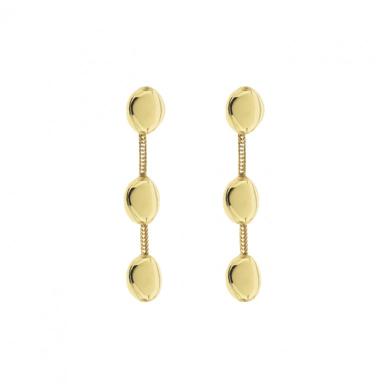 Brincos Gold Pepitas