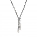 Trionfo Pearls Statement Gold Necklace