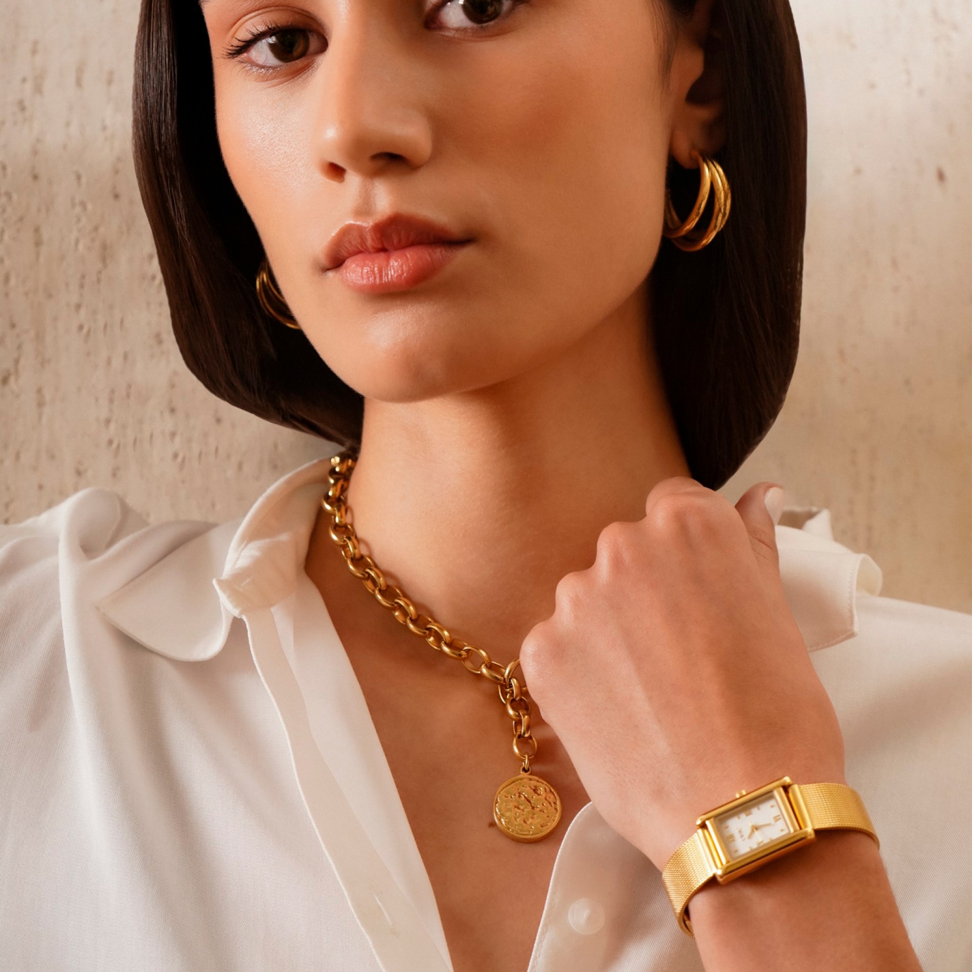 Collar Neckmess Powerfull Golden