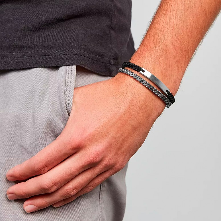 Vintage Casual Silver Bracelet