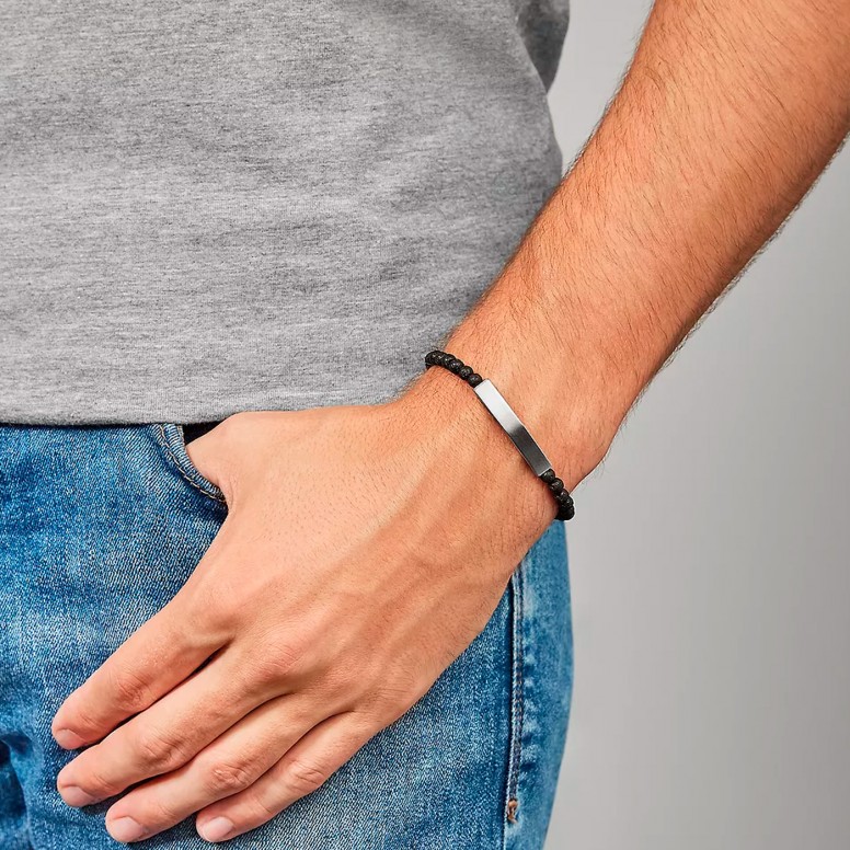 Pulseira Vintage Casual Preta
