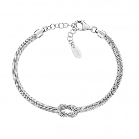 Love Knot Silver Bracelet