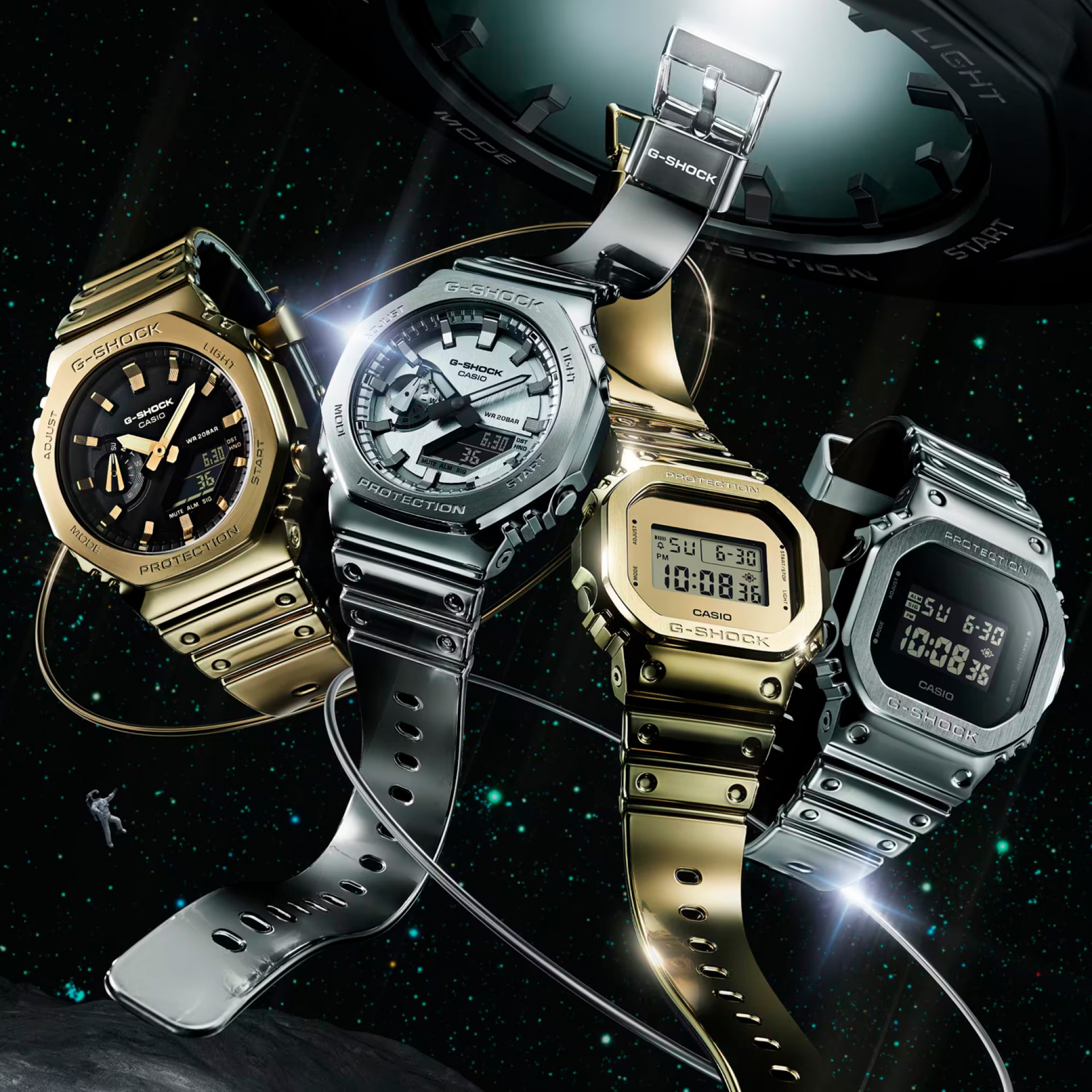 Gold Fine Metallic Series Watch