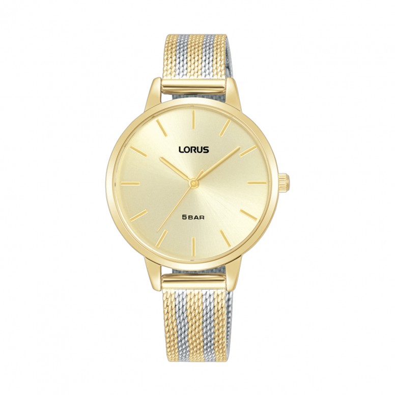 Ladies 3H Bicolor Gold Watch