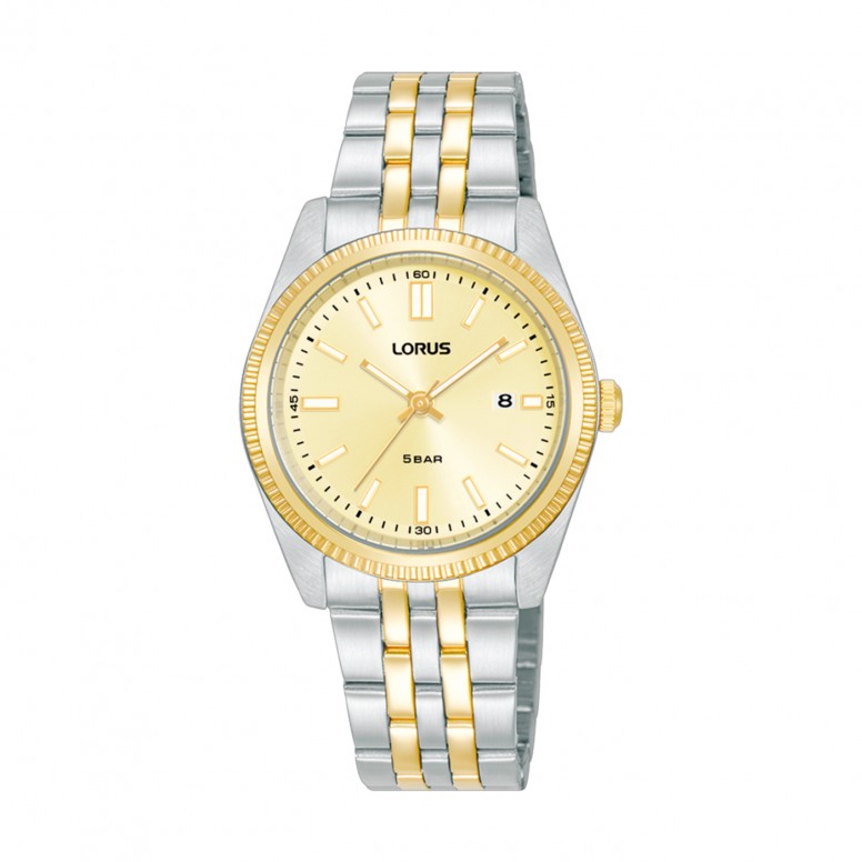Rel�gio Ladies Classic 3H Data Bicolor
