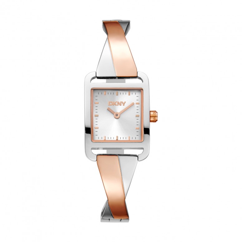 City Bangle Rose Gold Bicolor Watch