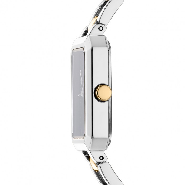Reloj Uptown Midi Bicolor Verde