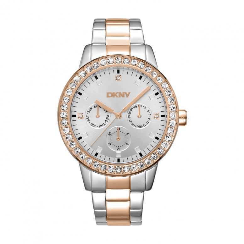 Parsons Multi Glitz Rose Gold Bicolor Watch